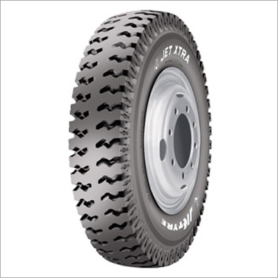 Trucks and Buses (Jet Xtra) - Nylon 22" Gray, Load Index 120, Ply Rating 12 | High Tread Depth, Wide Center Rib, Optimum Groove Angles, Even Wear