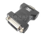 DVI Female to VGA Adaptor HDDB -15 Pin Male /DVI Female 24+5 Connector 