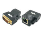 DVI Male 24+5 to DVI Male 24+5 over RJ 45 8P8C Female Extender