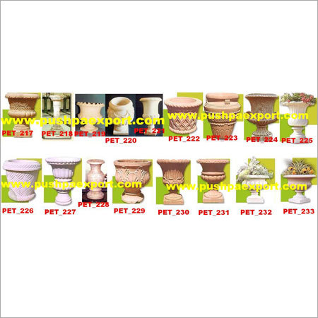 Marble Stone Planters Marble Stone Planters