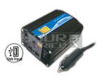 Car Inverter 325 Watts (Aluminum Body) In-Built USB & Cooling Fan