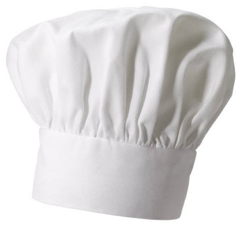 Chef Cap - Cotton, Adjustable Size, White Color | Perfect Finish, Fine Stitch, Premium Quality, Easy Washable, Durable Material, Comfortable Fit, Hygienic Design