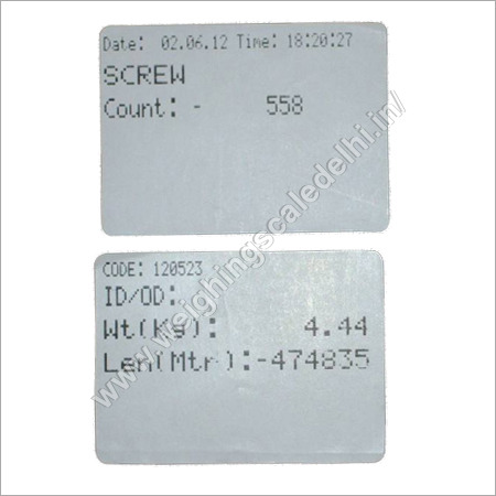 Label/Ticket Printer Scale