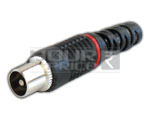 RF Plug (Copper Plated) - Plastic Copper Material, 30mm, 50 Ohms | High Frequency, Shielded Connection, Easy Installation