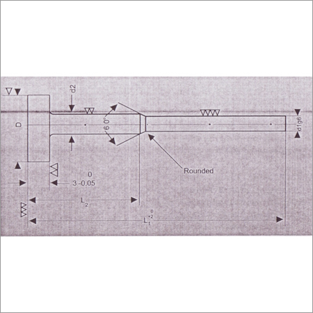 Industrial Straight Head Ejector Pins