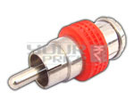 RCA Plug to RF Socket Connector