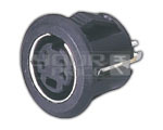'F' Type Connector with Ring & Pin for 412 Cable (Pin G.P.)
