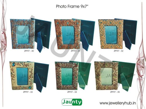 Photo Frame - Wood/Leather 9x7 Inches, Brown | Decorative Attractive Various Designs