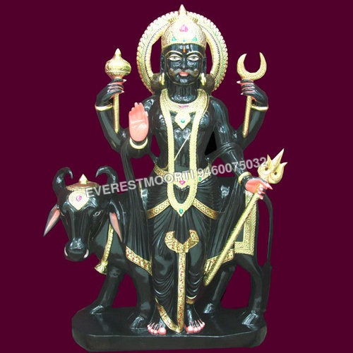 Marble Shani Statue