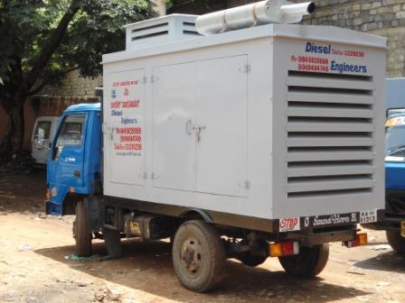 Soundproof Mobile Generators Hire