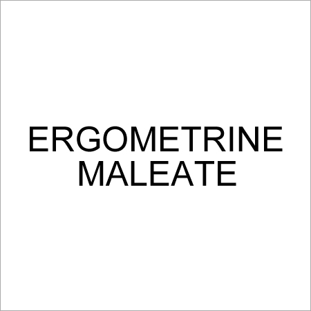 Ergometrine Maleate By AADITYA PHARMACHEM