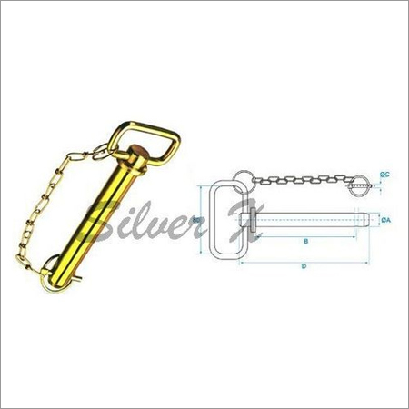 HITCH PIN WITH CHAIN & LINCH PIN