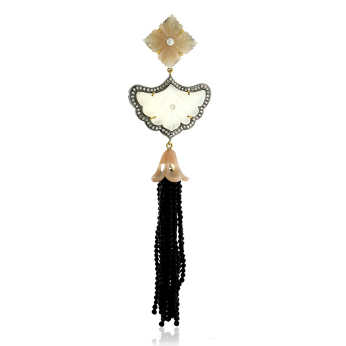 Tassel Designer Gold Pendant