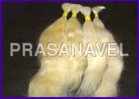 Natural Pure White Human Hair