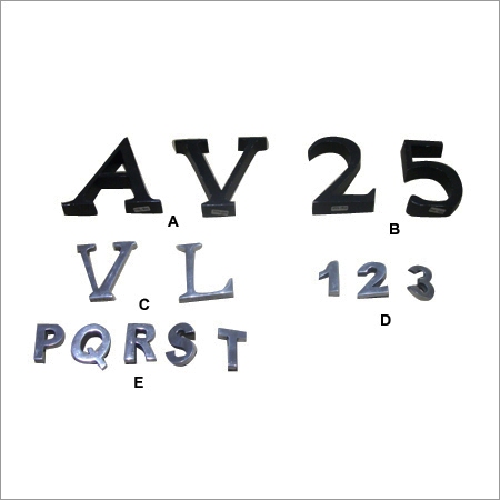Aluminum Alphabets & Numbers