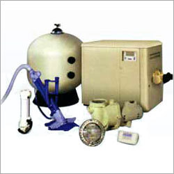 Swimming Pool Filter System - Color: Blue / White (As Seen In Image)