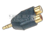 EP Stereo Male to 2 RCA Female Adapter