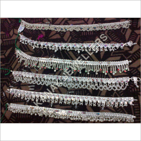 Designer Silver Payal