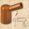 Heat Shrinkable Right Angle Boot - Rubber, Varied Dimensions, Brown, 2:1 Shrink Ratio | Durable, Corrosion Resistant, Compact, Weatherproof, Easy Installation