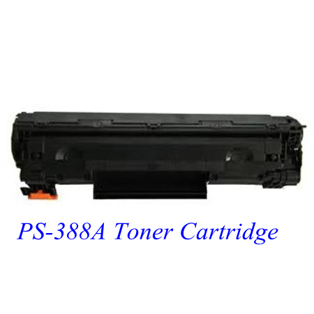 HP Black Toner Cartridge - Model PS-388A, 2000 Pages, Black | Sharp Text, Reliable Printing, Cost-Effective