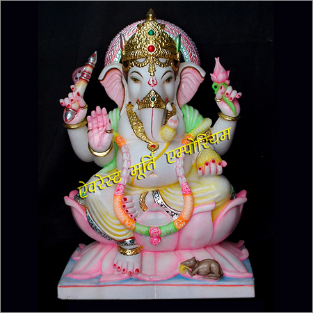 Gajanand Marble Statue