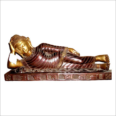 Reclining Buddha Religious Statue
