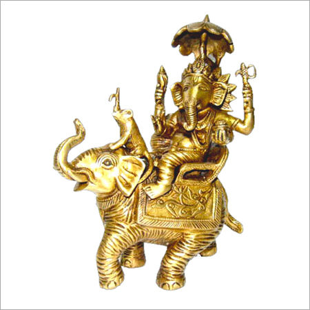Hindu God Ganesha Brass Statues