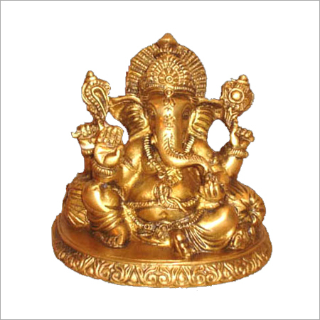 Metal Hindu God Sculpture