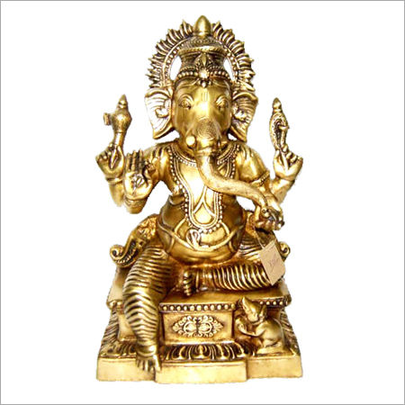 Durable Finely Crafted Brass Ganesha