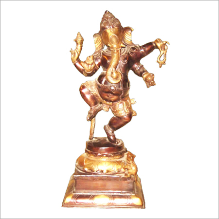Bal Brass Ganesh Dancing