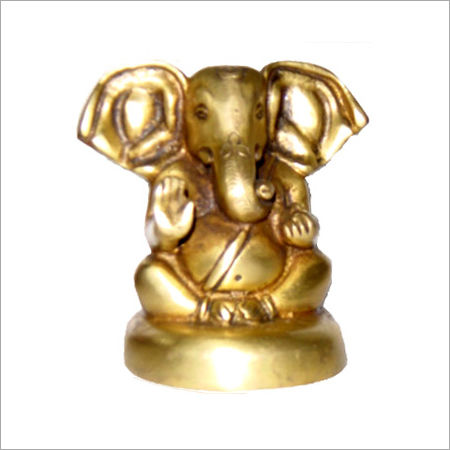 Easy To Install Adorable Brass Shree Ganesh