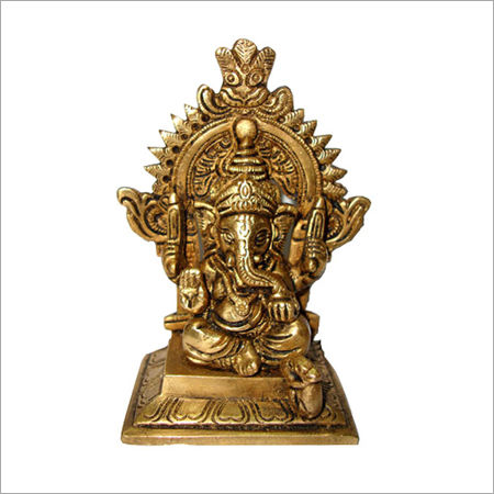 Small Brass Ganesh Handicrafts