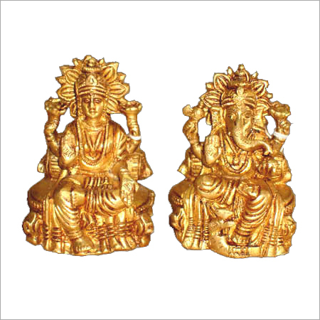 Carved Laxmi Ganesh