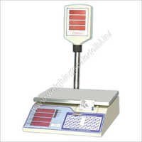 Electronic Price Computing Scale - Stainless Steel, 15kg / 1g Capacity | Led Display, Inbuilt Thermal Printer, Rs-232 Interface, Long Battery Backup