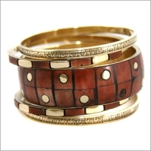Bone Designer Bangles Set