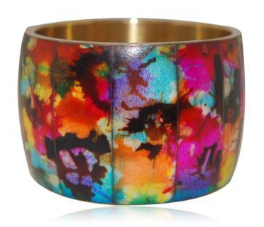 Multi Color Bone Bangle