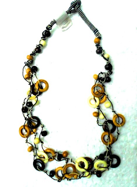 Handmade Bone Beaded Necklace
