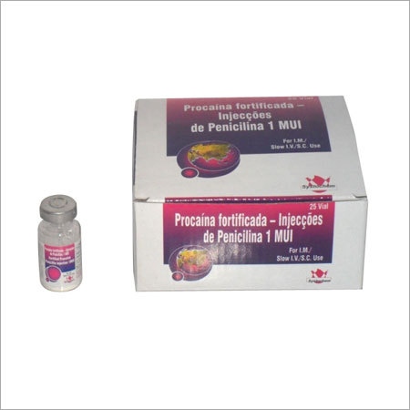 Procaina Fortificada - Procaine 1 ml Pink Vial, Injectable Intramuscular Pain Relief Anesthesia Fast Acting