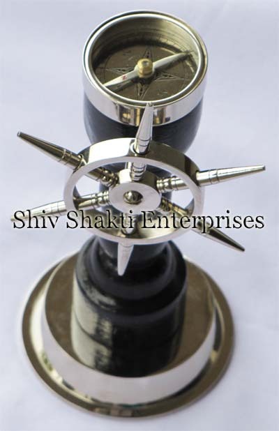 Nautical Wheel Compass