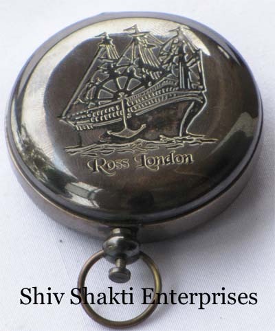 Ross London Push Button Compass