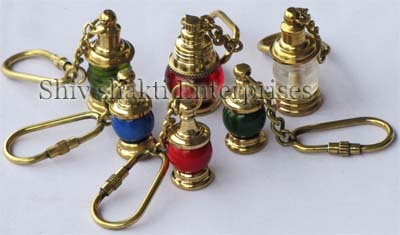 Brass Lamp Key Chain