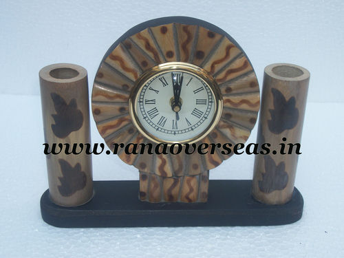 Wooden Table Clock 