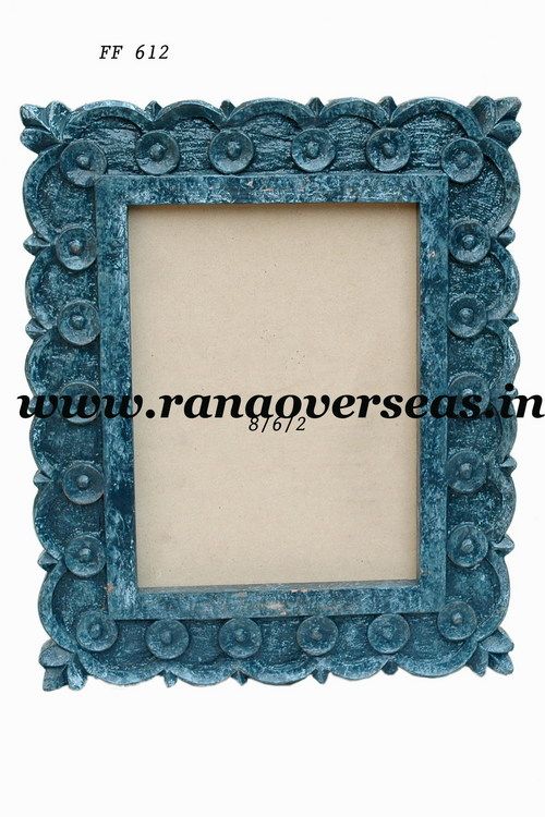 Wooden Photo Frame in Blue Finish