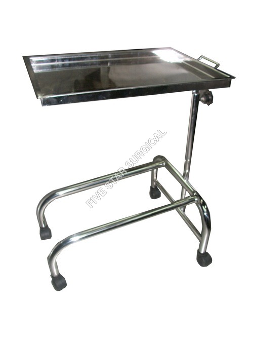 Mayo's Instruments Trolly SS (Adjustable Knob)