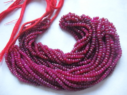 Dyed Ruby Beads