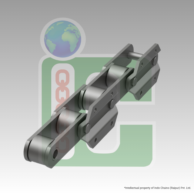 Roller Bush Pin Chain - Color: Black