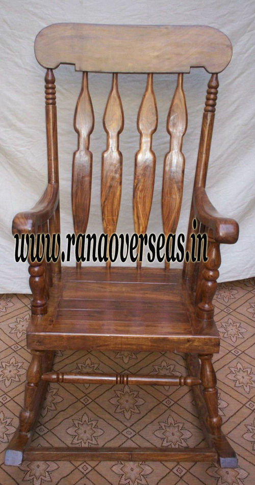 Sheesham Wood Rocking Chair.