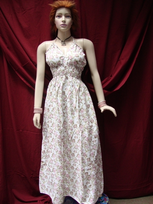 Cotton Long Ladies Dresses