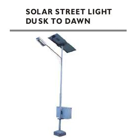 SOLAR STREET LIGHT DUSK TO DAWN