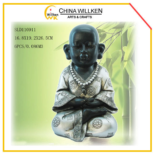 Polyresin Lovely Monk Statues